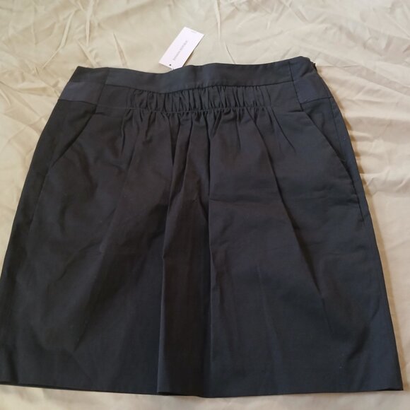 NWT Banana Republic Dark Brown Dress Skirt Sz 4P - Picture 1 of 5